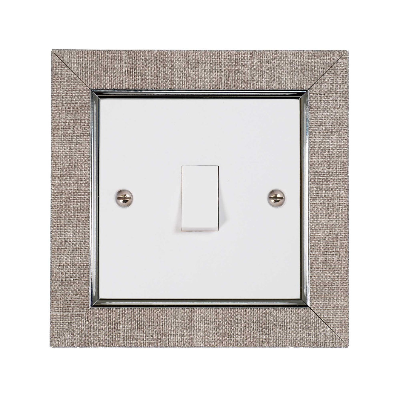 ElekTek Decorative Switch Surround Frame Cover Finger Plate Classic Edged