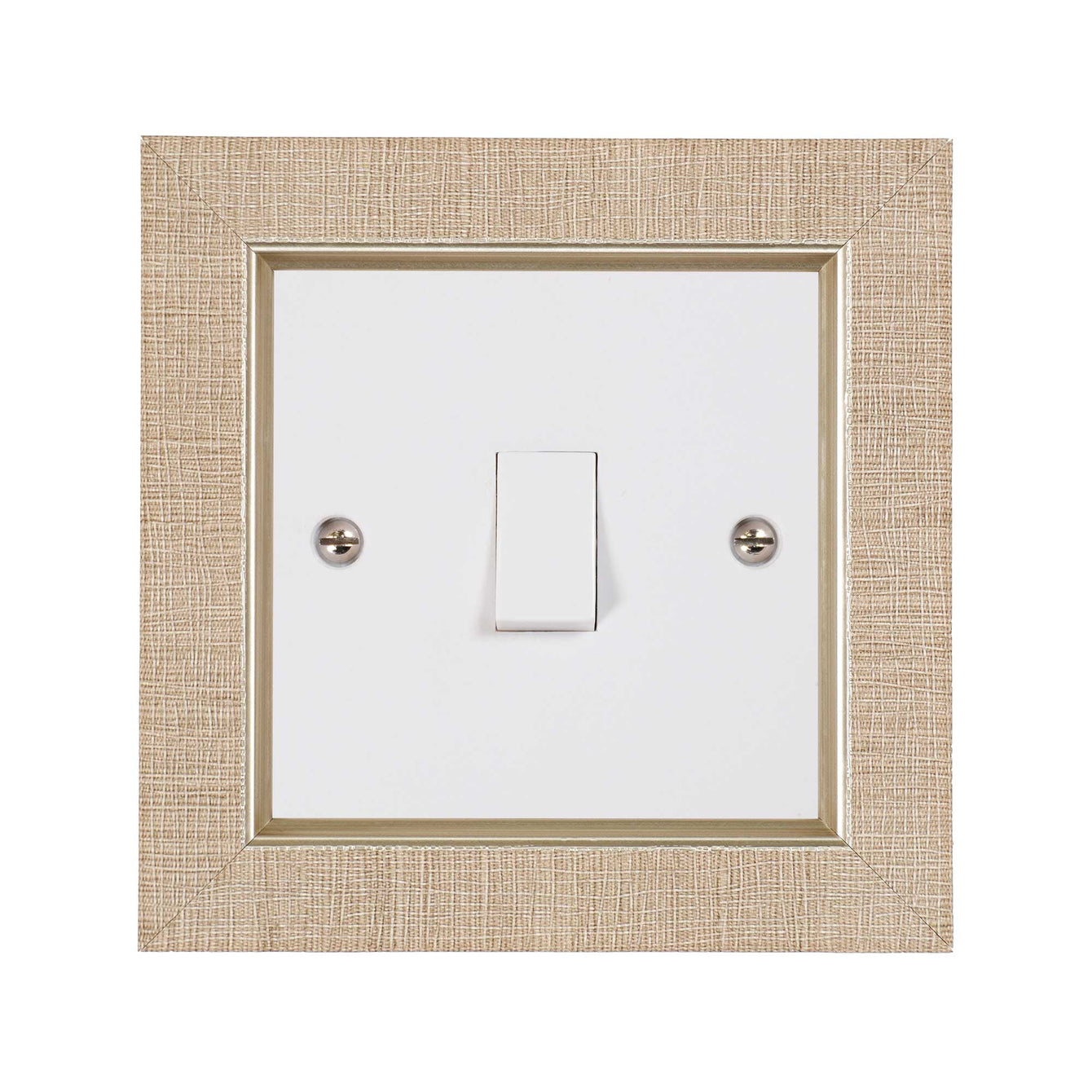 ElekTek Decorative Switch Surround Frame Cover Finger Plate Classic Edged