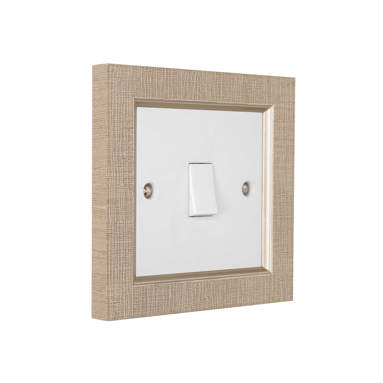 ElekTek Decorative Switch Surround Frame Cover Finger Plate Classic Edged