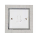 ElekTek Decorative Switch Surround Frame Cover Finger Plate Classic Edged