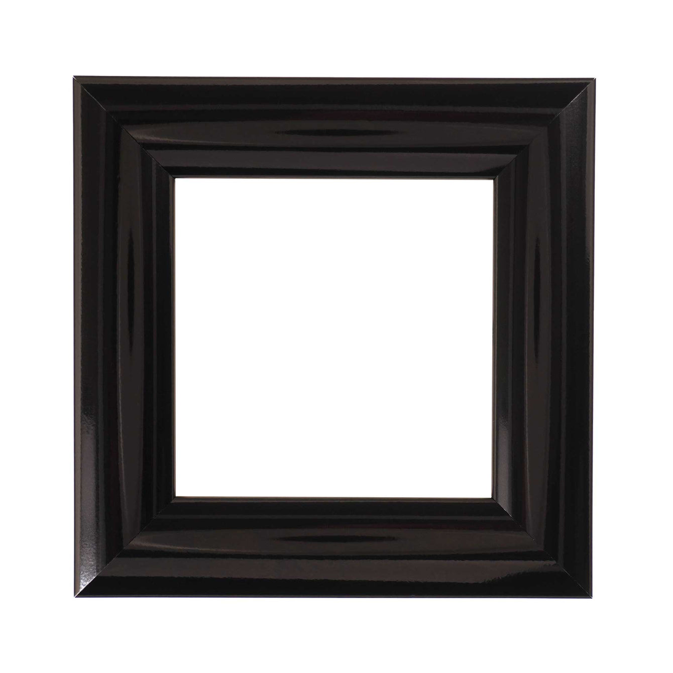 ElekTek Decorative Switch Surround Frame Cover Finger Plate Milano Black Gloss