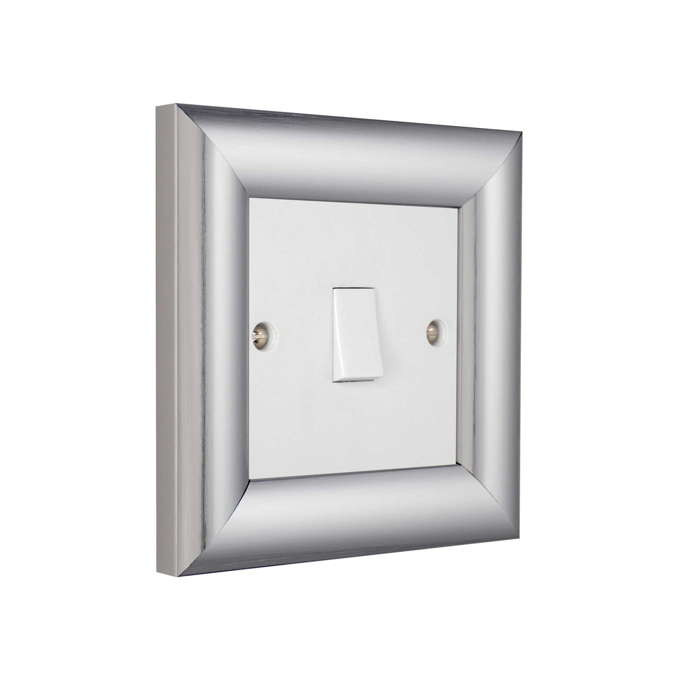 ElekTek Decorative Switch Surround Frame Cover Finger Plate Milano Black Gloss