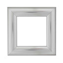 ElekTek Decorative Switch Surround Frame Cover Finger Plate Milano Bright Silver