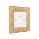 ElekTek Decorative Switch Surround Frame Cover Finger Plate Milano Sparkle