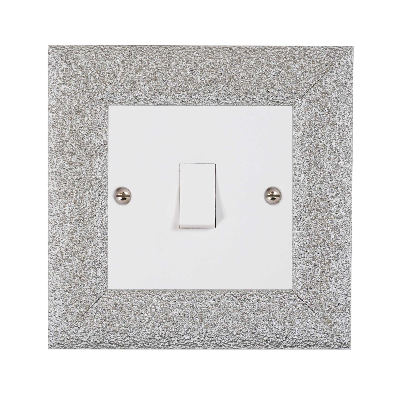 ElekTek Decorative Switch Surround Frame Cover Finger Plate Milano Sparkle