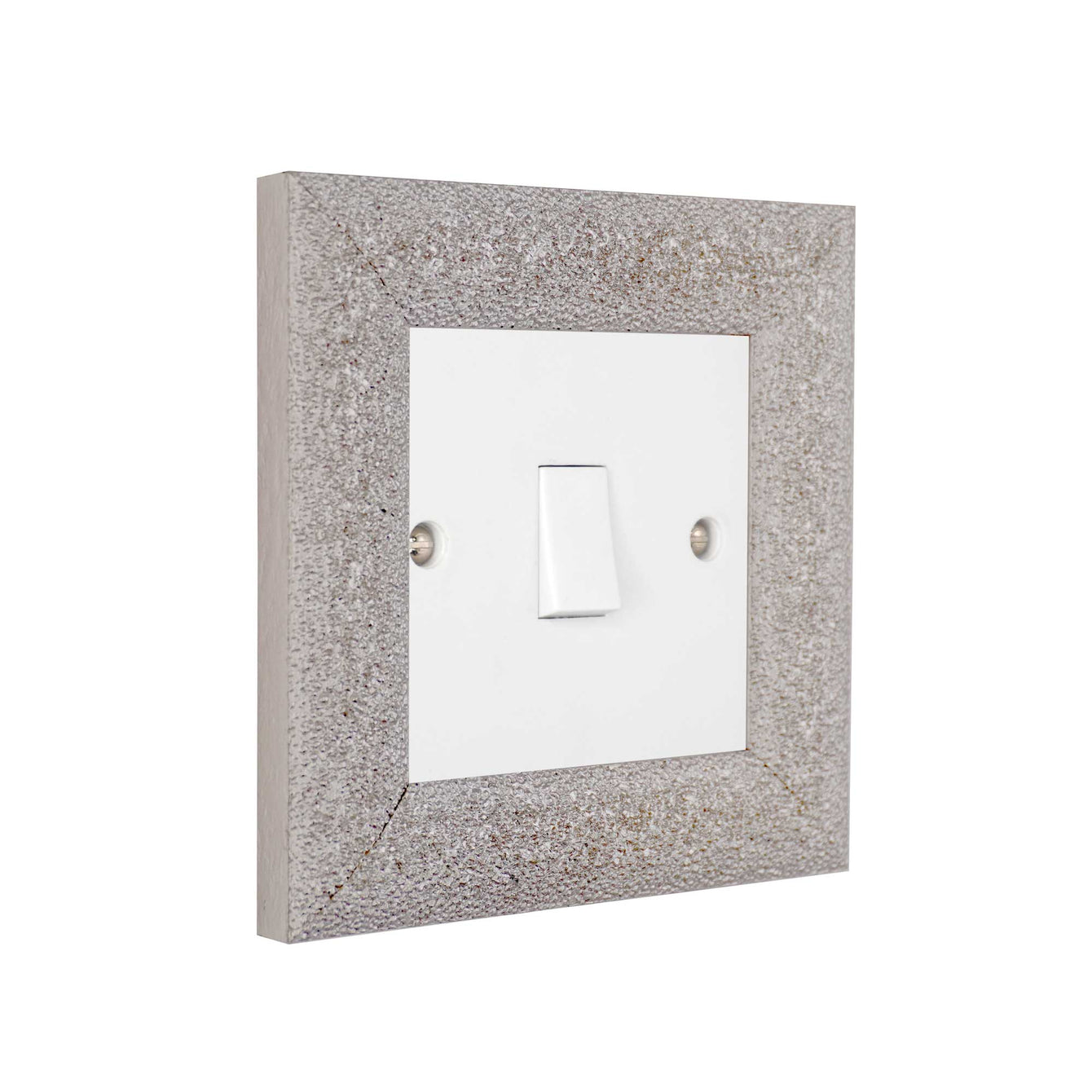 ElekTek Decorative Switch Surround Frame Cover Finger Plate Milano Sparkle