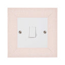 ElekTek Decorative Switch Surround Frame Cover Finger Plate Milano Sparkle