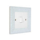 ElekTek Decorative Switch Surround Frame Cover Finger Plate Milano Sparkle