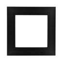 ElekTek Decorative Switch Surround Frame Cover Finger Plate Modena Colours Black Matt
