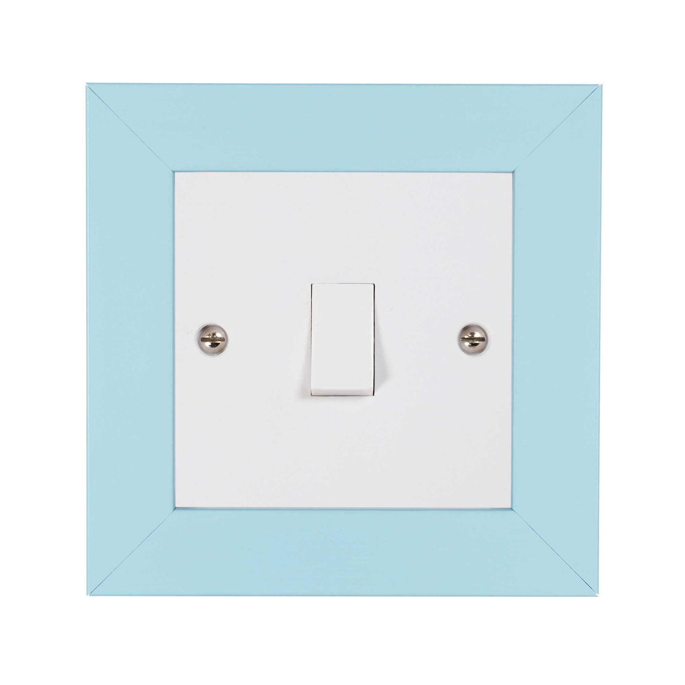 ElekTek Decorative Switch Surround Frame Cover Finger Plate Modena Colours Pink Matt