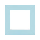 ElekTek Decorative Switch Surround Frame Cover Finger Plate Modena Colours Pastel Blue Matt