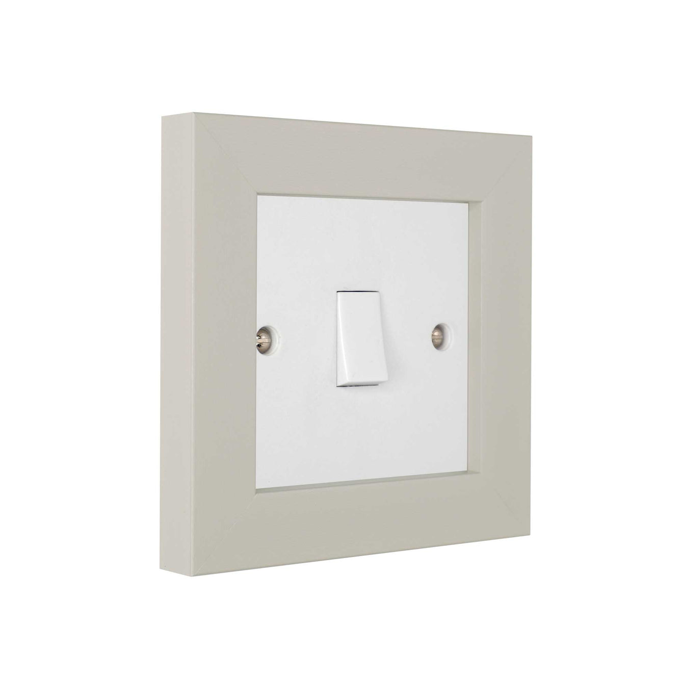 ElekTek Decorative Switch Surround Frame Cover Finger Plate Modena Colours Orange Matt