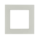 ElekTek Decorative Switch Surround Frame Cover Finger Plate Modena Colours Pastel Grey Matt