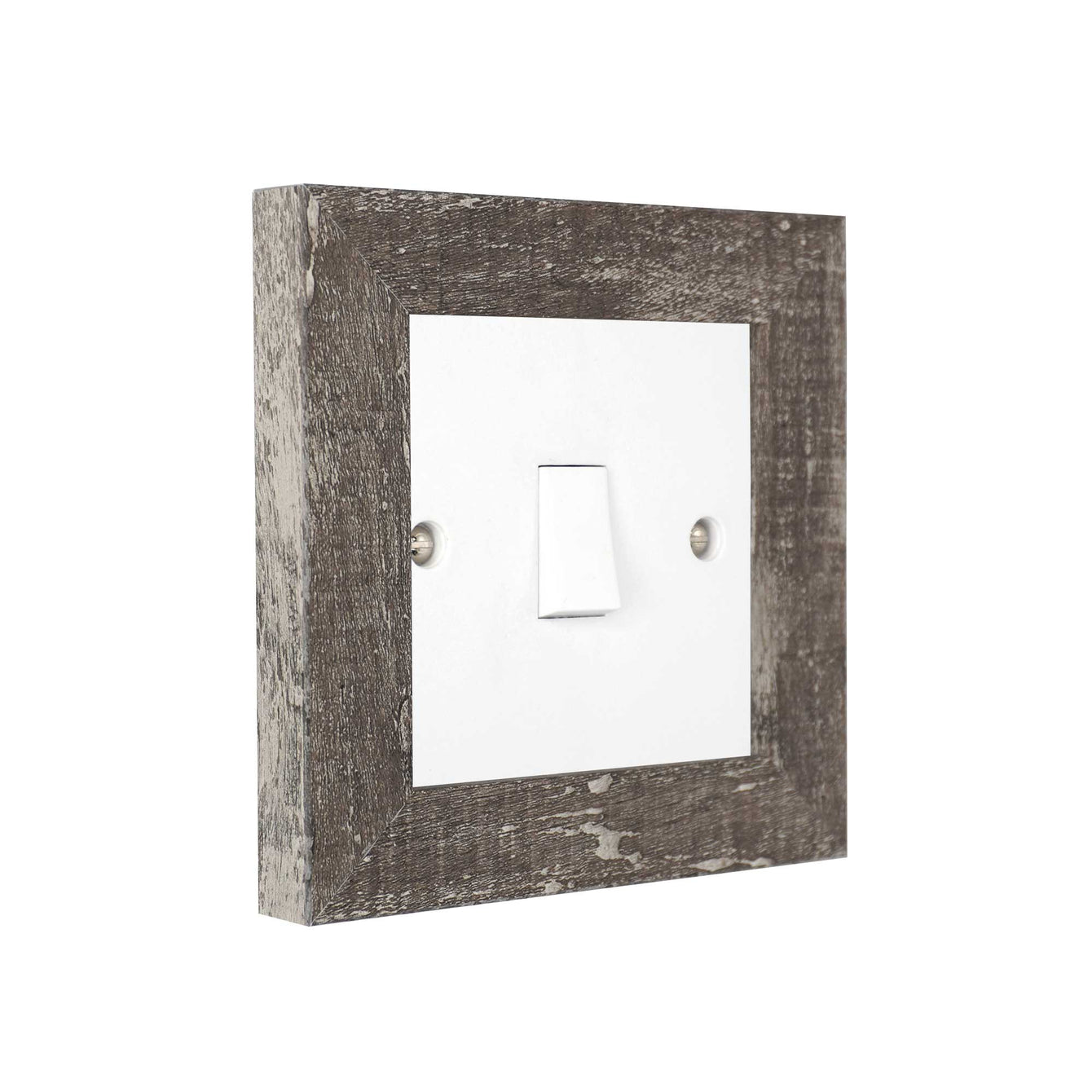 ElekTek Decorative Switch Surround Frame Cover Finger Plate Modena Light Wood Effects