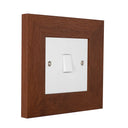ElekTek Decorative Switch Surround Frame Cover Finger Plate Oak Effect Wide