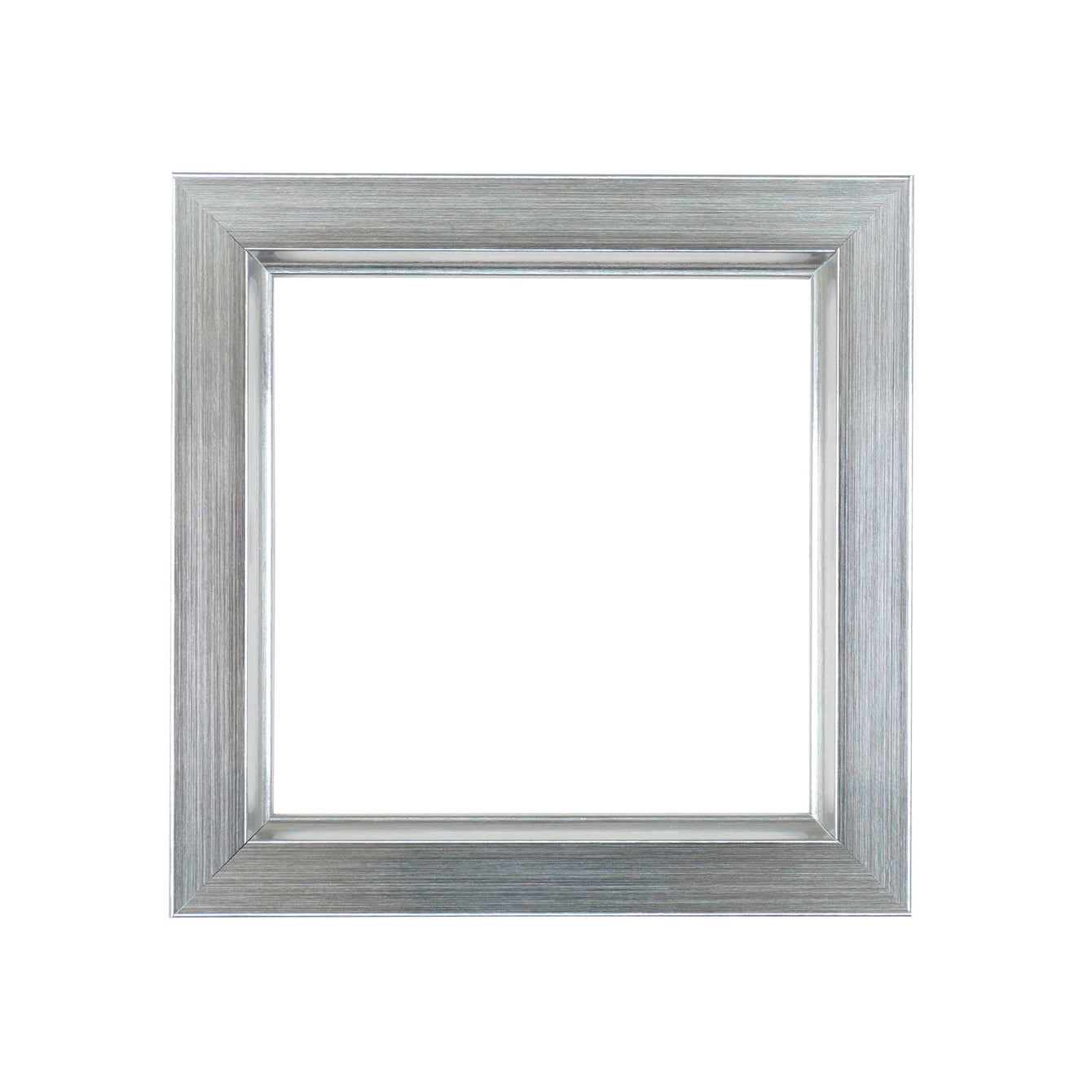 ElekTek Decorative Switch Surround Frame Cover Finger Plate Rivoli Silver Grained