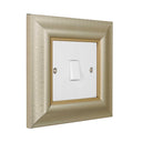 ElekTek Decorative Switch Surround Frame Cover Finger Plate Verona