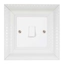 ElekTek Decorative Switch Surround Frame Cover Finger Plate Verona