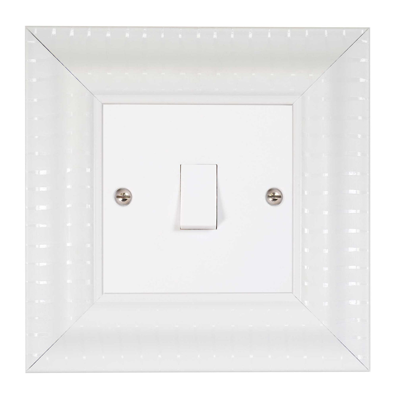 ElekTek Decorative Switch Surround Frame Cover Finger Plate Verona