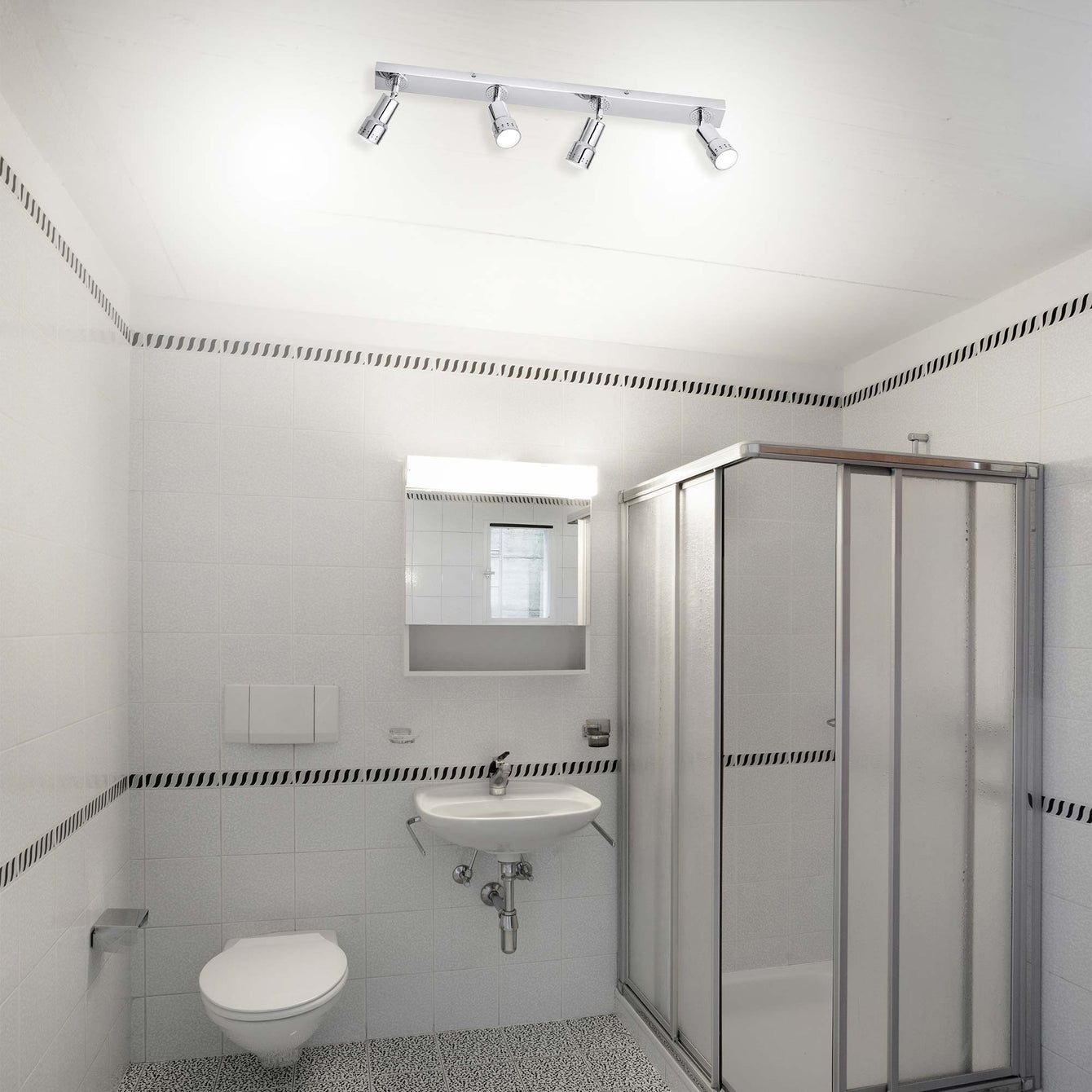 Bern 4 Spot Square and Bar LED Light - Buy It Better