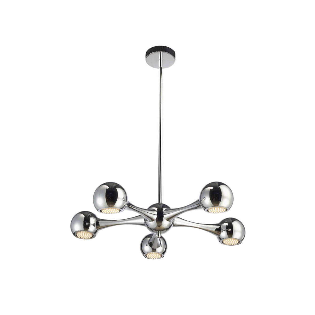 Perivale 3, 5, 6, 9, 12 Arm plus 5 Bar Pendant LED Light - Buy It Better 6 Arm