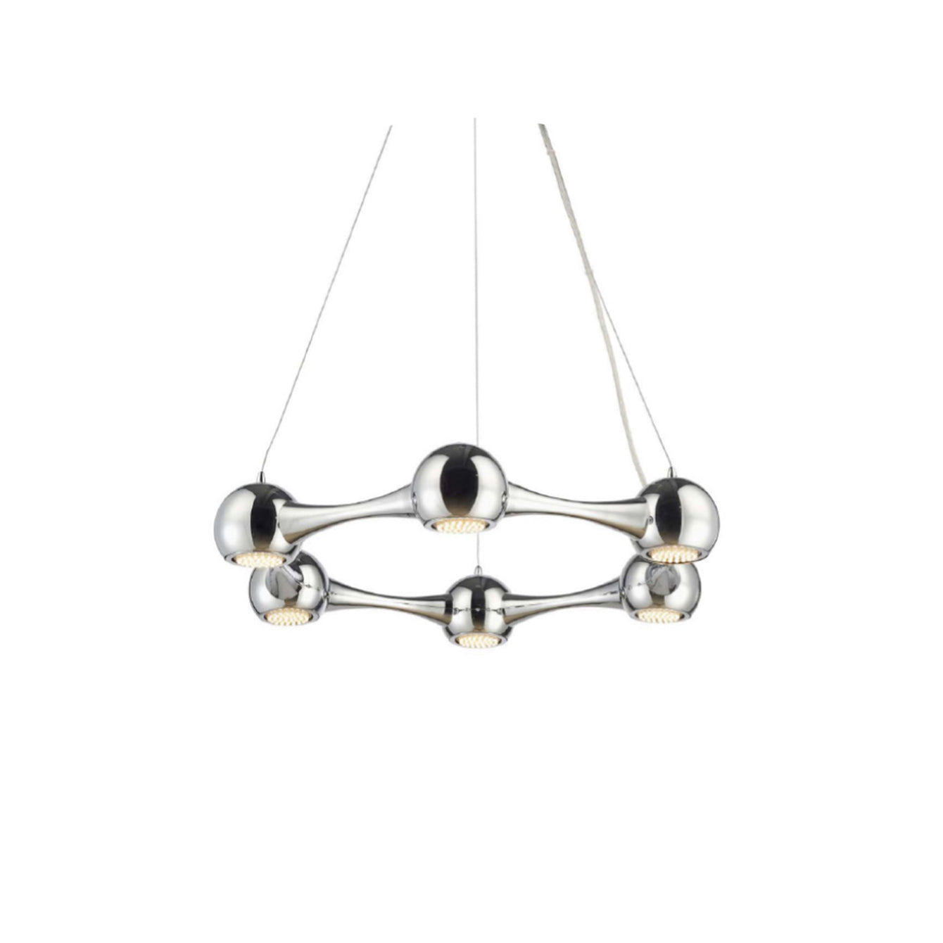 Perivale 3, 5, 6, 9, 12 Arm plus 5 Bar Pendant LED Light - Buy It Better 12 Arm