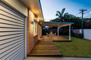 ElekTek Outdoor LED Exterior Wall Light Up and Down 1x or 2x GU10 P54 Black Grey Halo - Buy It Better