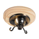 ElekTek 3 Hook Ceiling Rose Kit With Matching Screws Cord Grip and Pine Ceiling Pattress Metallic Finishes - Buy It Better