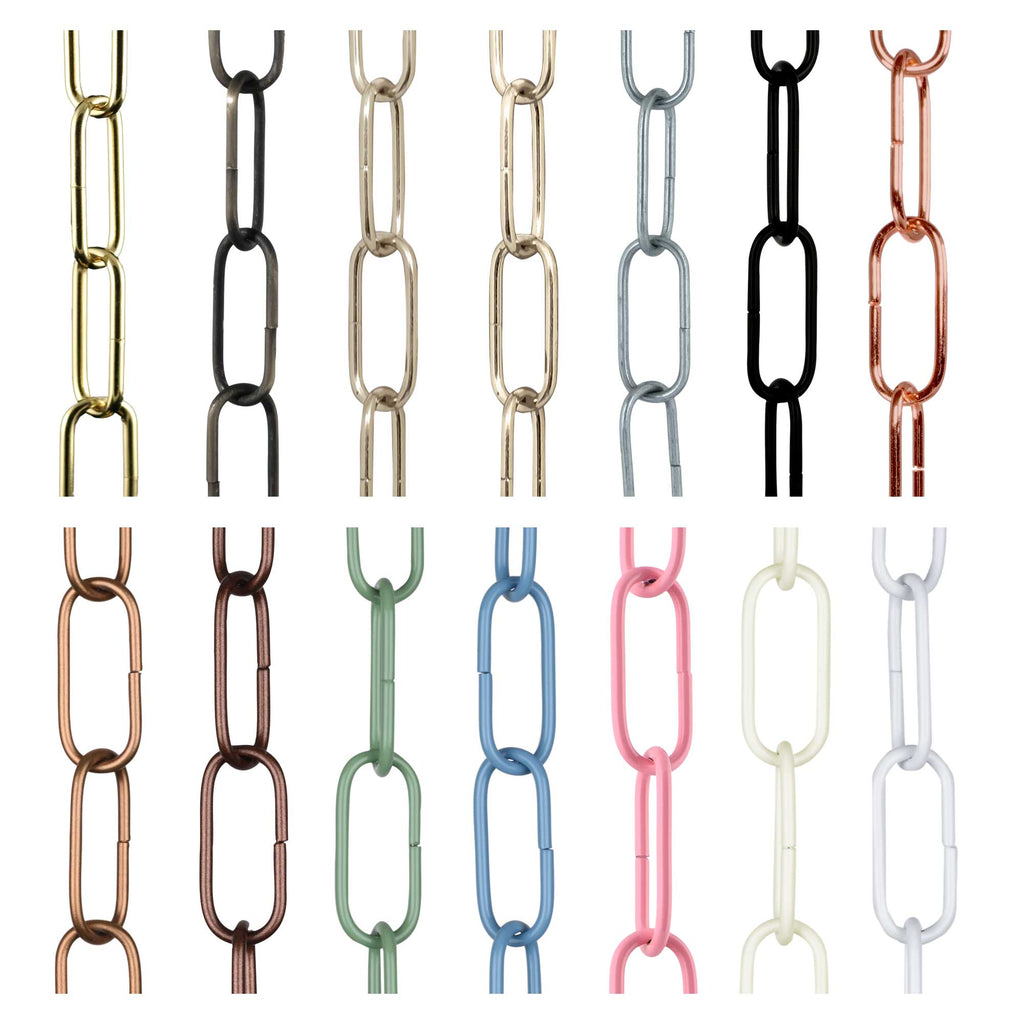ElekTek Open Link Chain For Chandelier and Lighting Medium 38mm x 15mm ...