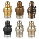 ElekTek Cord Grip B22 BC Pendant Lamp Holder Brass - Buy It Better
