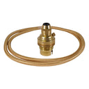 ElekTek B22 Cord Grip Pendant Lamp Holder with 1m Braided Cable