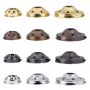 ElekTek Glass Lamp Shade Gallery Fitting for B22 Shade Ring 3 Sizes Brass - Buy It Better