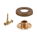 ElekTek Male Thread Back Plate Mount Cover and Screws - For use with B22 E27 Lamp holders