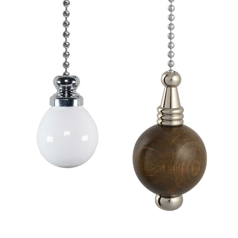 ElekTek Light Pull Chain Ball With 80cm Matching Chain
