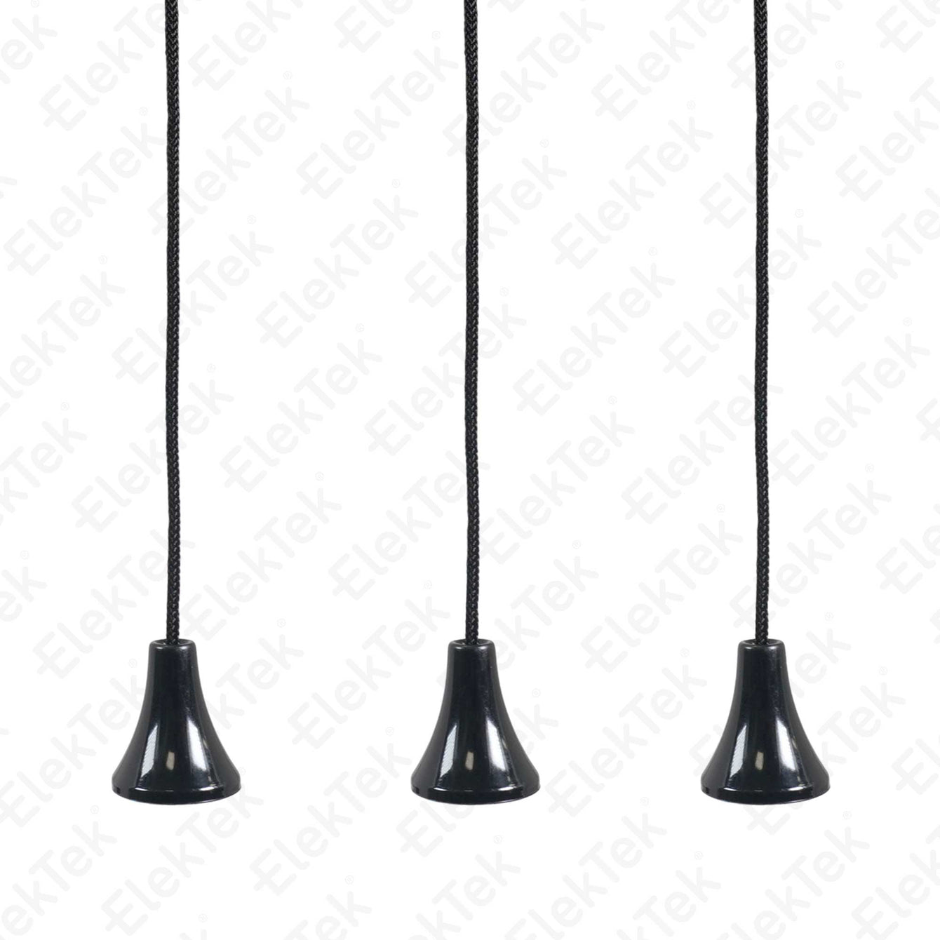 ElekTek Bathroom Ceiling Pull Switch Cord String Toggle White or Black 2-Pack 3-Pack - Buy It Better 