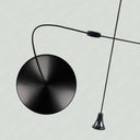 ElekTek Light Pull Cord Switch Ideal for Bathroom Ceiling with Metal Plated Cover (Matt Black - Thermoplastic)