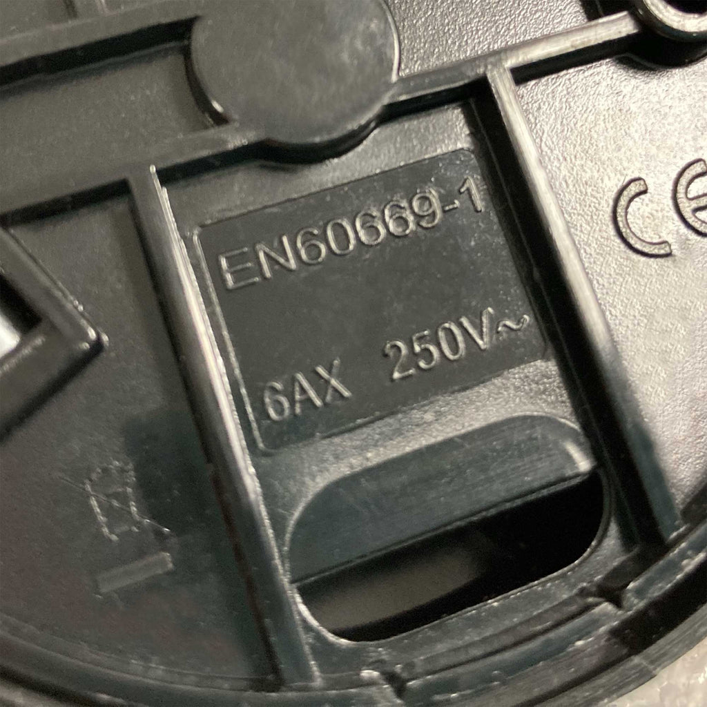 ElekTek Premium Satin Black Bathroom Light Pull Cord Switch Kit with P ...