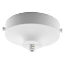 ElekTek 100mm Diameter Convex Ceiling Rose with Strap Bracket and Cord Grip Metallic Finishes Powder Coated Colours - Buy It Better
