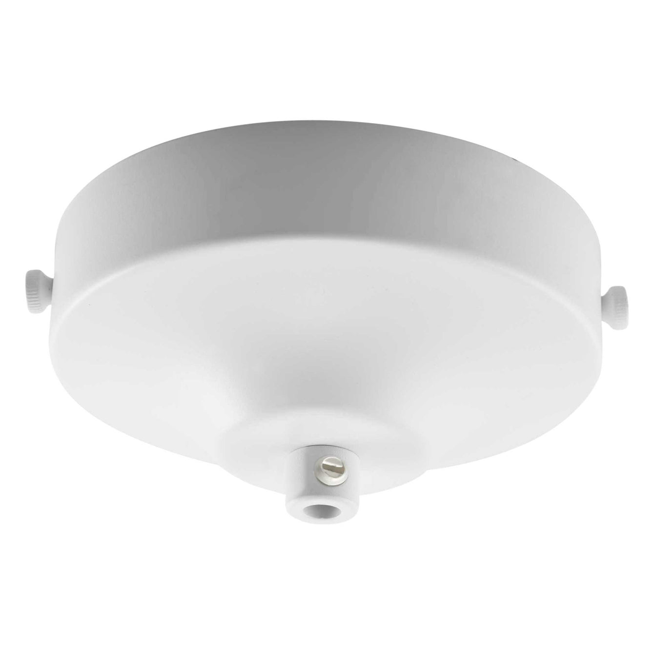 ElekTek 100mm Diameter Convex Ceiling Rose with Strap Bracket and Cord Grip Metallic Finishes Powder Coated Colours - Buy It Better 