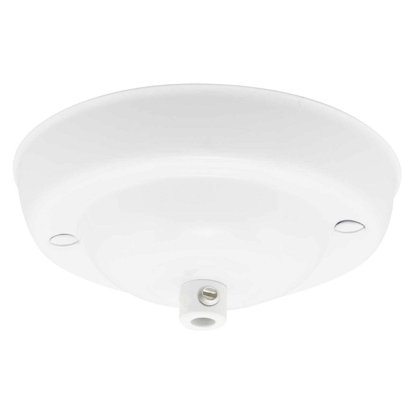 ElekTek 108mm Diameter Ceiling Rose with Cord Grip Metallic Finishes Powder Coated Colours For Light Fittings and Chandeliers - Buy It Better 