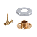 ElekTek Male Thread Back Plate Mount Cover and Screws - For use with B22 E27 Lamp holders