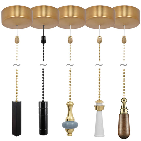 Bathroom Light Pull Brass