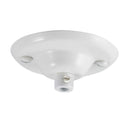 ElekTek 75mm Diameter Ceiling Plate with Cord Grip Metallic Finishes Powder Coated Colours - Buy It Better