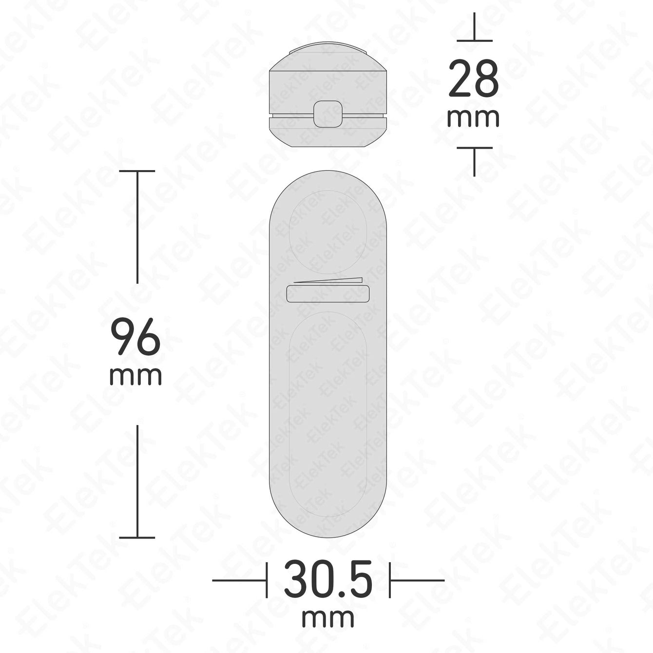 ElekTek Universal Electronic Push Button Dimmer Switch 3 Core for LED Dimmable, CFL & Incandescent Bulbs - Buy It Better 