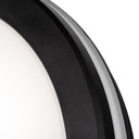 ElekTek Circular LED Ceiling Wall Light 3 CCT IP65 for Indoor and Outdoor Use Black - Buy It Better