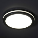 ElekTek Circular LED Ceiling Wall Light 3 CCT IP65 for Indoor and Outdoor Use Black - Buy It Better
