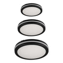 ElekTek Circular LED Ceiling Wall Light 3 CCT IP65 for Indoor and Outdoor Use Black - Buy It Better