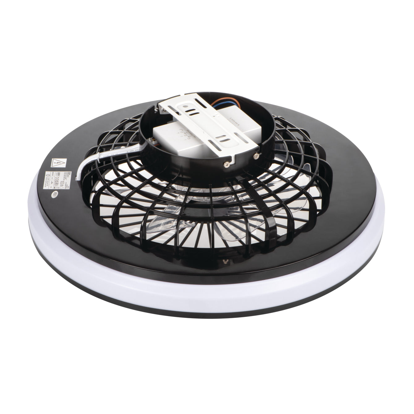 ElekTek Circular Round LED Ceiling Light with Integrated Fan CCT White or RGB - Buy It Better 