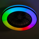 ElekTek Circular Round LED Ceiling Light with Integrated Fan CCT White or RGB - Buy It Better