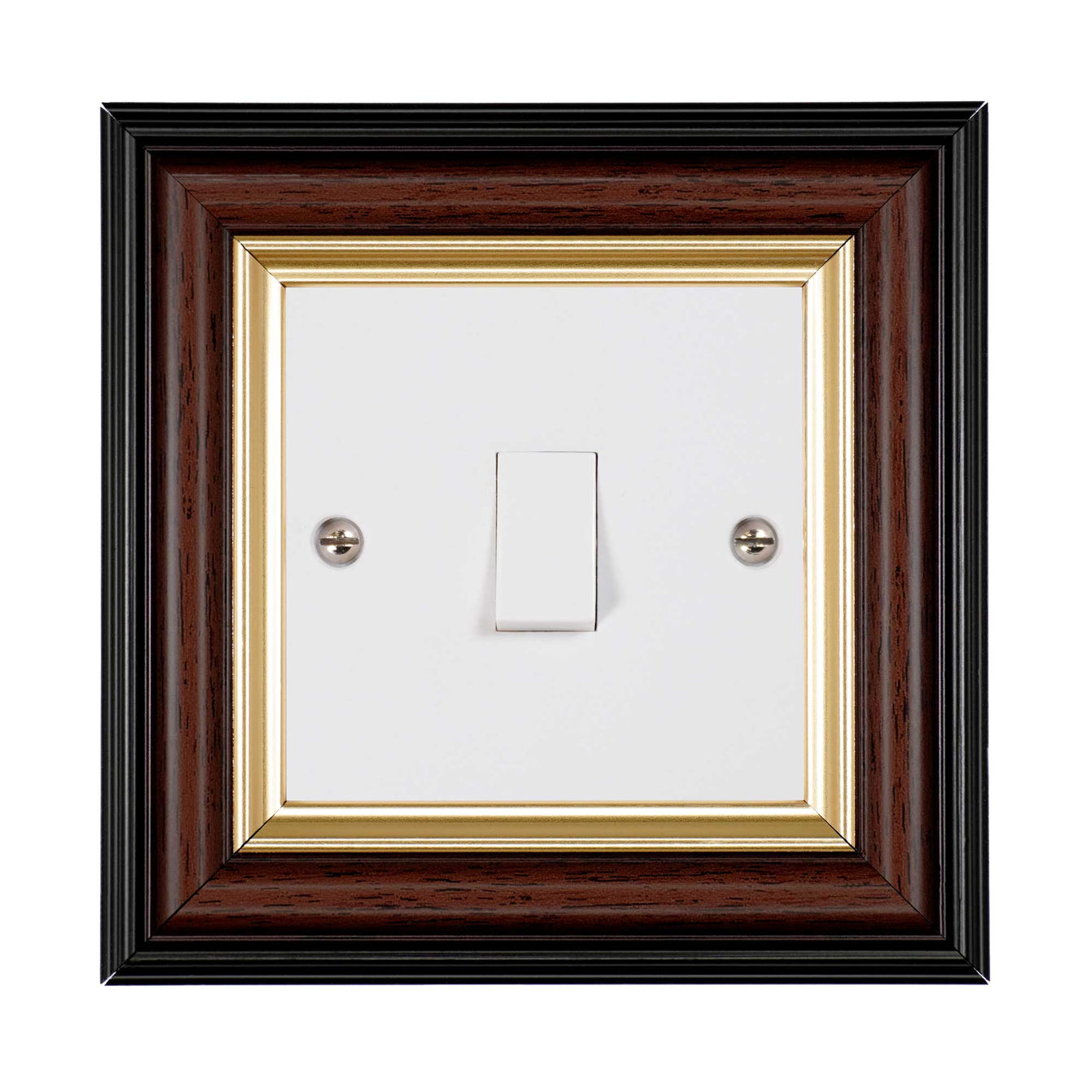 ElekTek Decorative Switch Surround Frame Cover Finger Plate Edwardian Regency 